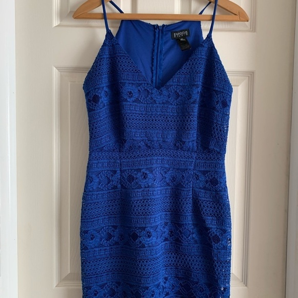 Enfocus Studio Royal Blue Spaghetti Strap Pencil Skirt Zipper Dress Size… - Picture 10 of 17